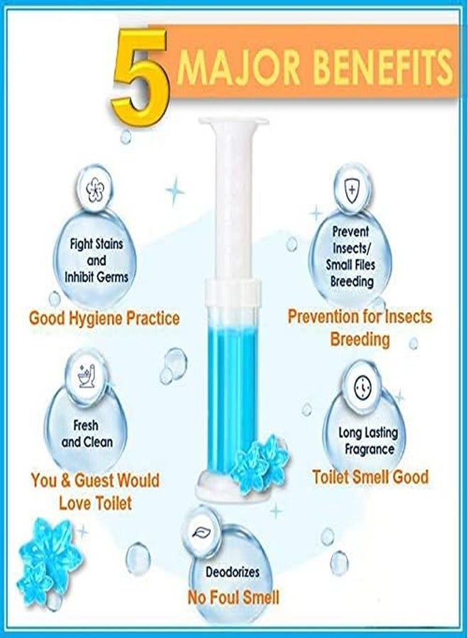 RIPIENO Air Freshener Toilet Freshener Flower Gel Removes Bad Odor Long-Lasting Toilet Cleaning Gel Toilet Cleaner-Bathroom Cleaner Pack of 1 - Image 3