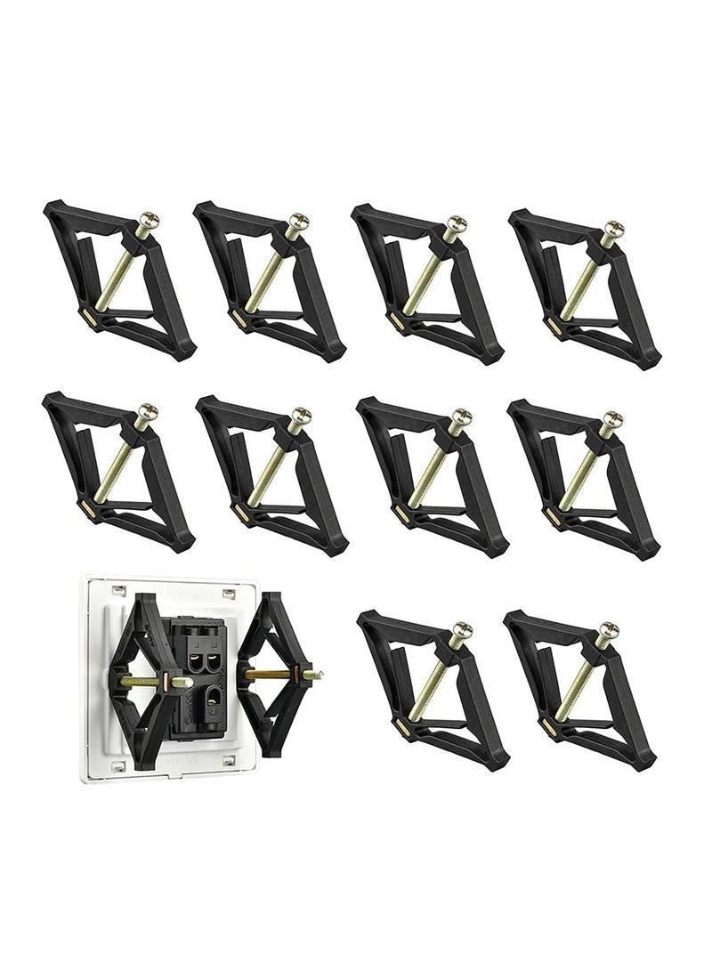 KASTWAVE KASTWAVE Wall Mount Switch Box Repair Tool Switch Cassette Repairer Repairer Support Rod for Type 86 Switch Socket Bottom Box Cassette (10 Pieces) - Image 1