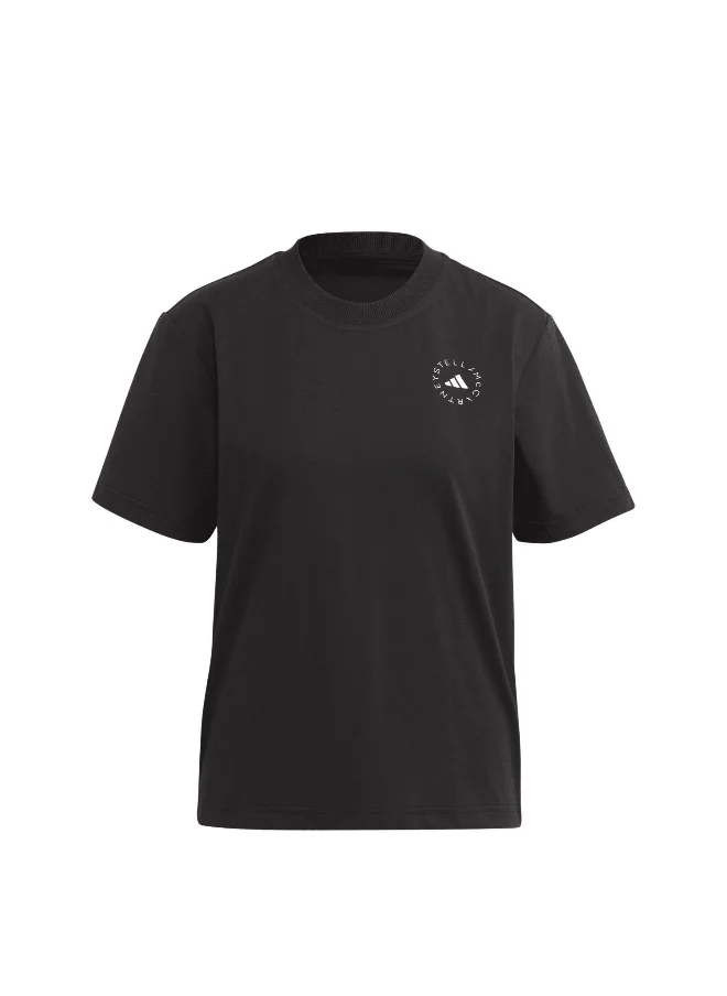 Adidas Adidas Asmc Regl Tee Black Training T-Shirts For Women Xs
