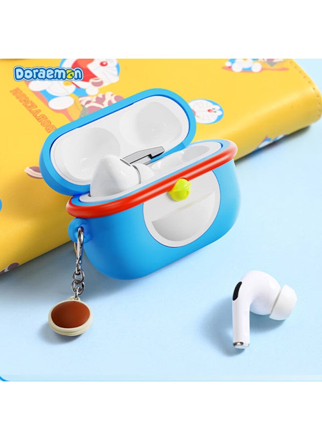 Rock Doraemon Airpods Pro 3 Protective Case, Airpods Pro Third Generation Earphone Cover, Full Silicone Protection, Cute High-quality Cartoon Anime Style, Shockproof For Men And Wome