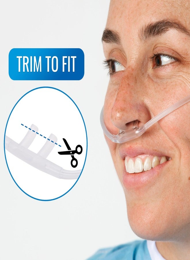 DMI [50 Pack] Gentle Feel 7 ft. Nasal Oxygen Cannula Tubing, Adult Size, Kink-Resistant Oxygen Tubing, Standard Connector, Individually Wrapped - Image 5