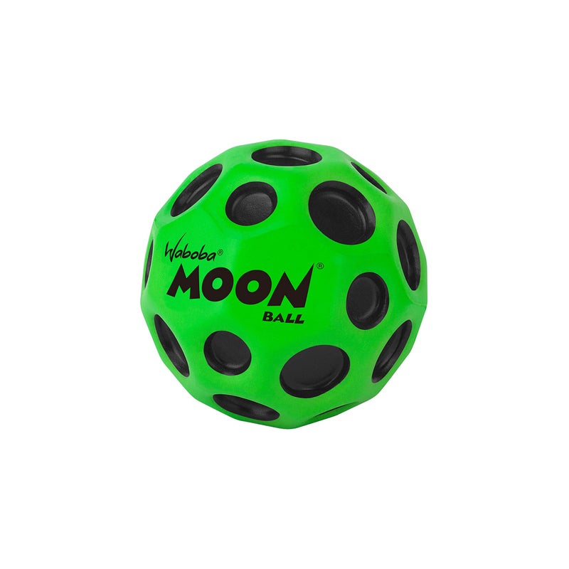 Waboba The Original Moon Ball - Hyper Bouncy Ball – Makes Pop Sound When Bounced - All Ages Extreme Bounce & Fun - Perfect for Active Play & Indoor or Outdoor Games - Green - Image 1