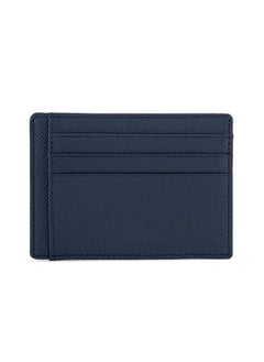 Riblor Riblor Salvio 6 Card Italian Leather Card Holder Navy Blue  - Image 4
