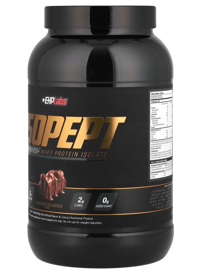 EHPLabs بروتين مصل اللبن المعزول IsoPept بالشيكولاتة الفاخرة 1.92 رطل (875 جرام) - Image 2