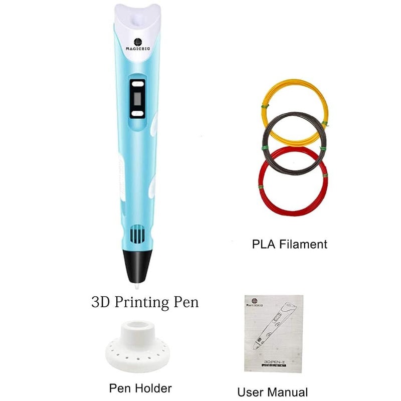 Generic Protomont 3D Pen Intelligent Drawing Printing doodler Pen Drawing 3D Model for Kids and Adults, Types for Crafting, Art & Model, Best for DIY Gift (Sky Blue) - Image 5