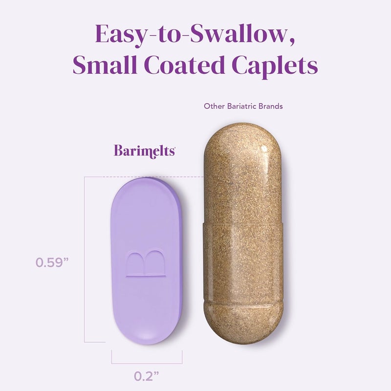 BariMelts Hormonal Balance for GLP1 Users and Bariatric Patients  DIM NAC  Chasteberry Supports Hormone Balance for Women  60 SmoothCoated Caplets 1Month Supply - Image 4