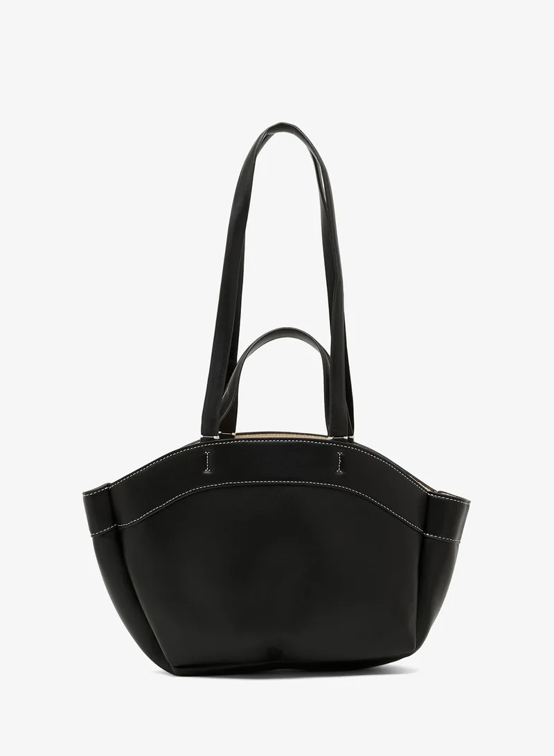 Khizana tote bag with top handle and strap