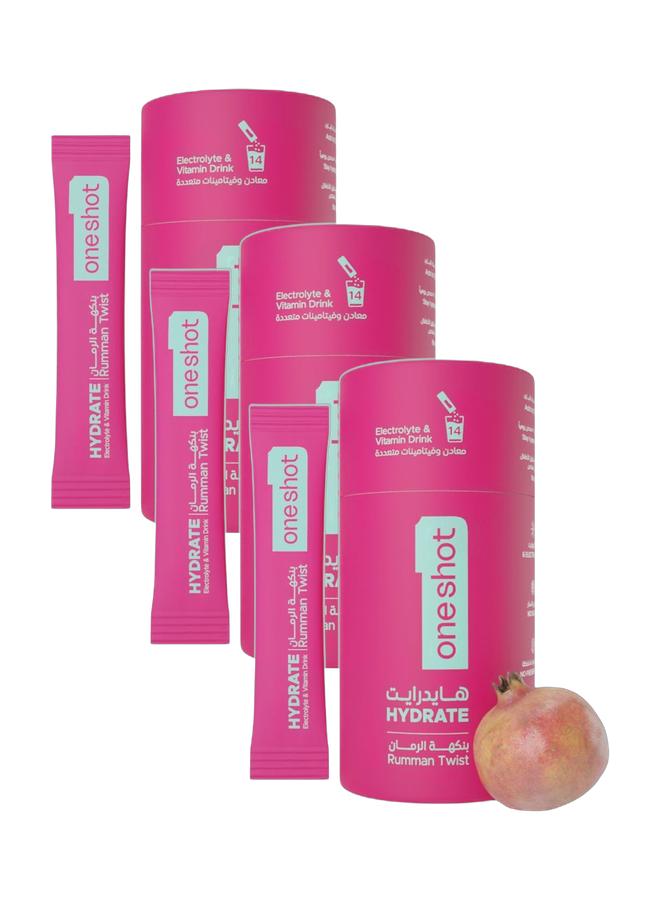 Oneshot Bundle of 3 Pomegranate