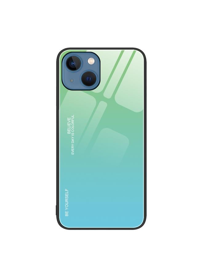 اس-توب جراب هاتف زجاجي متدرج الألوان لهاتف iPhone 15 - Image 1