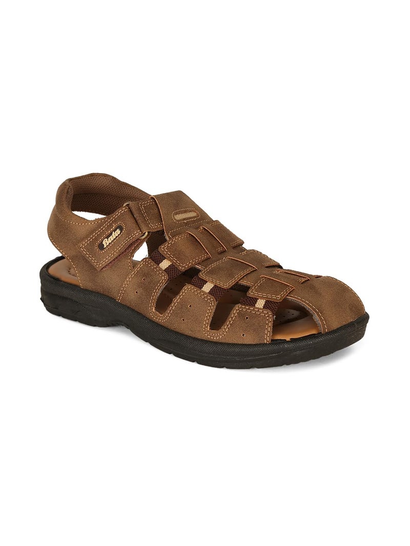 Bata باتا صندل صيد الرجال بدون أربطة - بني (11 UK) (8614142) - Image 1