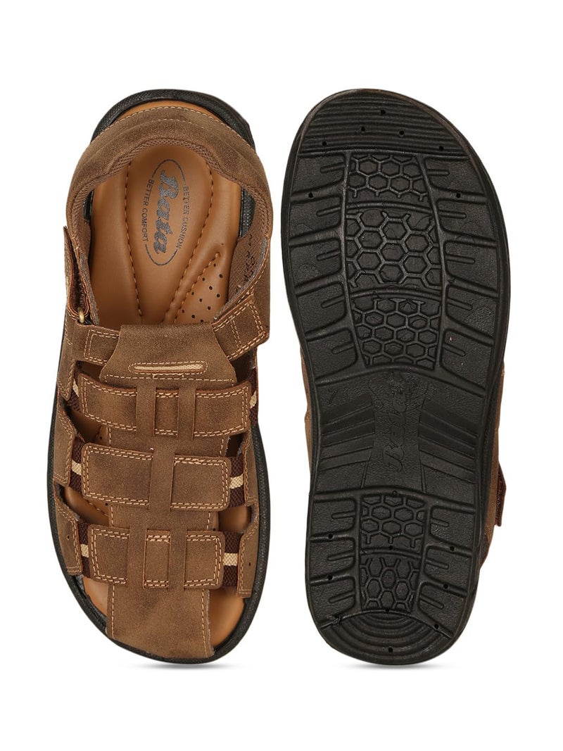 Bata باتا صندل صيد الرجال بدون أربطة - بني (11 UK) (8614142) - Image 4