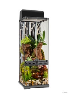 إكسو تيرا Exo Terra Advanced Paludarium & Rainforest Terrarium - صغير جدًا - 30 × 30 × 60 سم 
