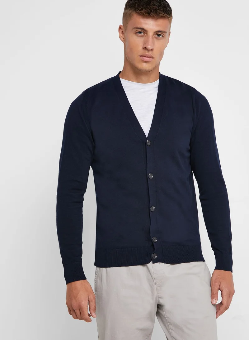 BURTON Knitted Button Cardigan
