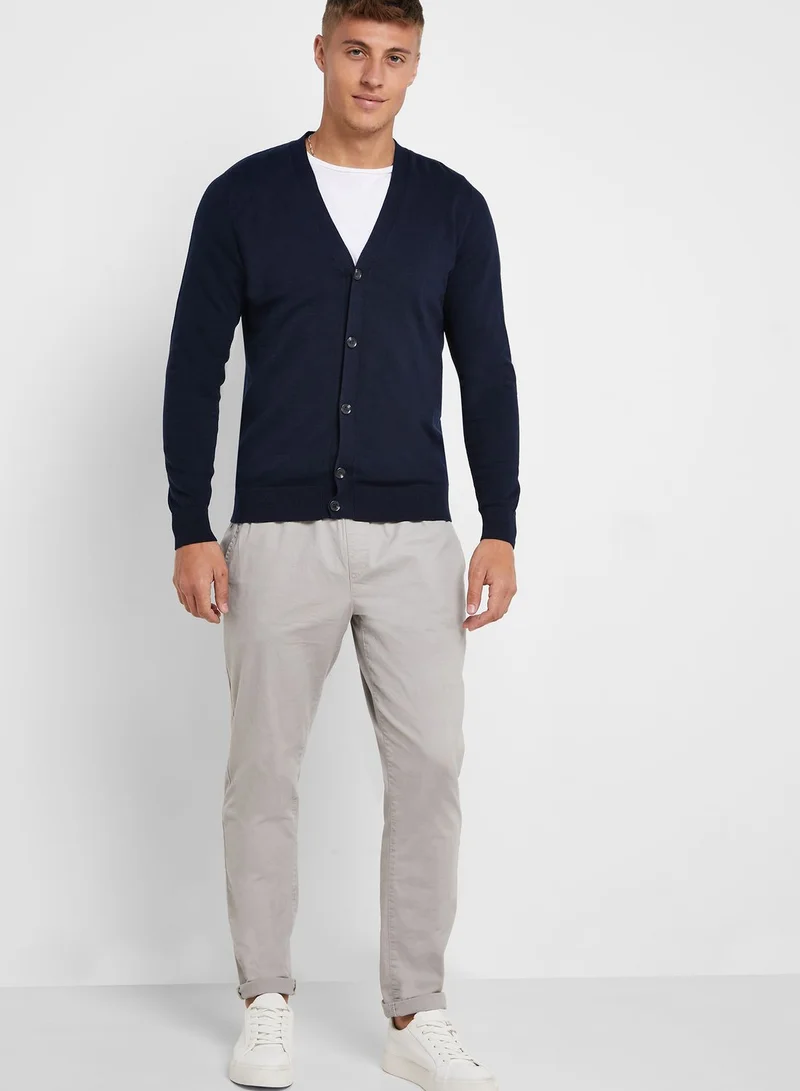 BURTON Knitted Button Cardigan