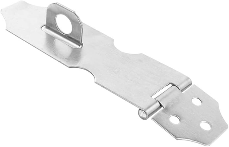 Heavy Duty Stainless Steel Hasp Door Clasp Padlock 12X3 2cm Silver Security Latch Locks 20pcs - Image 2