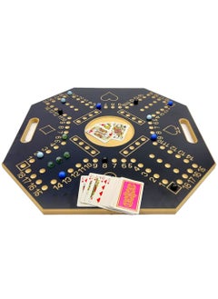 Jackaroo Numbered Jackaroo High Quality 4 Player Board  Game And Card Set With 16pcs Marble-45x45 cm  - Image 2