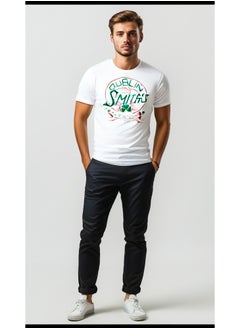 Old Navy White Round Neck T-Shirt For Men