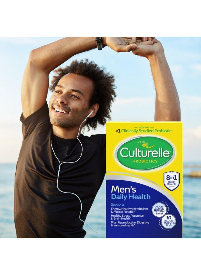 Culturelle Culturelle Daily Health 8-in-1 Probiotic and Multivitamin for Men - 30 Count - Naturally-Sourced Probiotics for Digestive Health & Immune Support, with Magnesium, Vitamin D3, Vitamin C, Vitamin B12  - Image 5