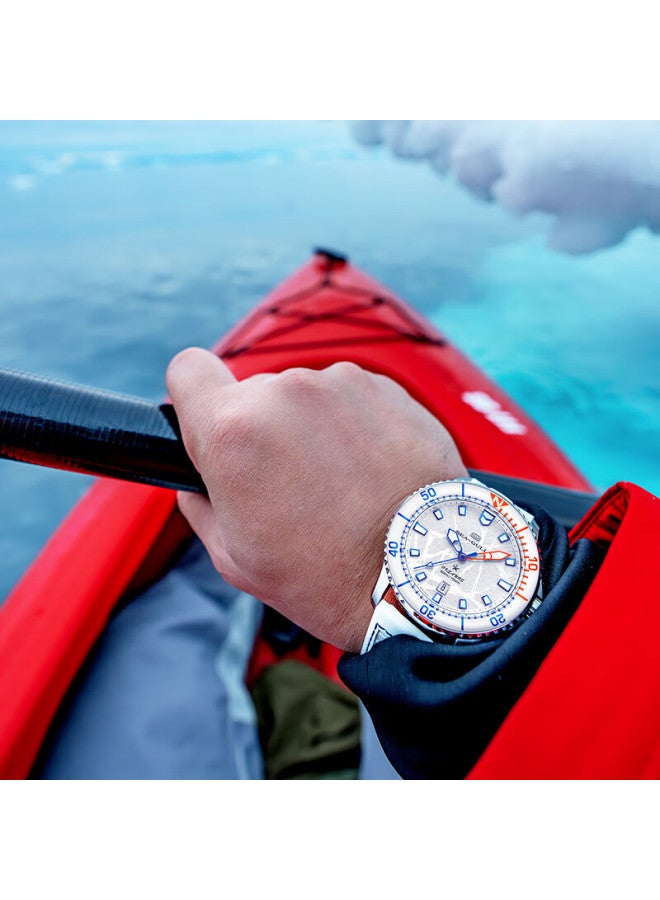 Seagull Automatic Mechanical Watch For Men, Birthday Gift Diving Watch Set 1210 Ice Wing Titanium Case Versio - Image 1