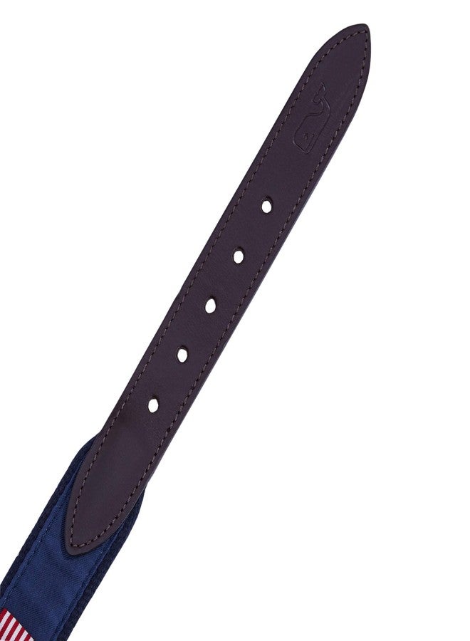 Vineyard Vines Boys American Flag Canvas Club Belt, Navy, 28 US - Image 3