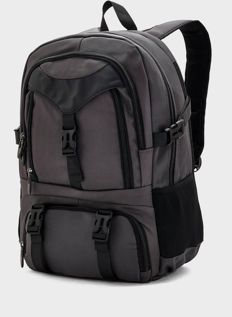 سفنتي فايف حقيبة ظهر كاجوال مع دعم للظهر بفتحات تهوية - Image 2