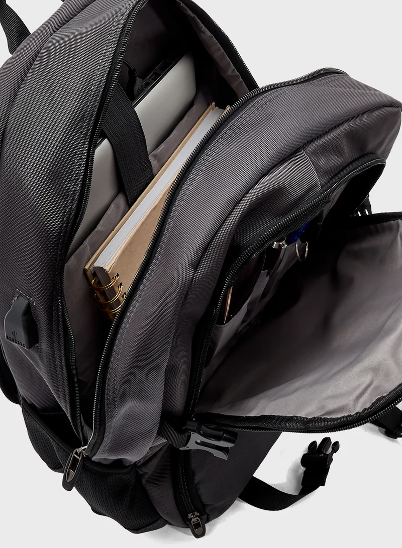 Seventy Five Casual Backpack With Ventilation Back Support
