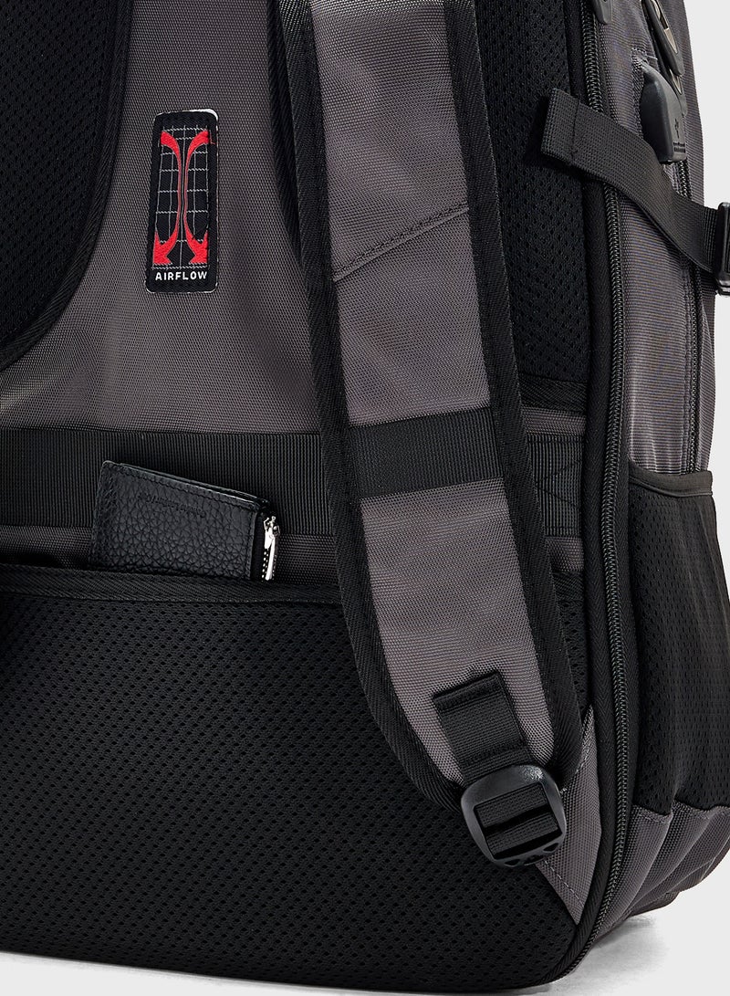 سفنتي فايف حقيبة ظهر كاجوال مع دعم للظهر بفتحات تهوية - Image 4