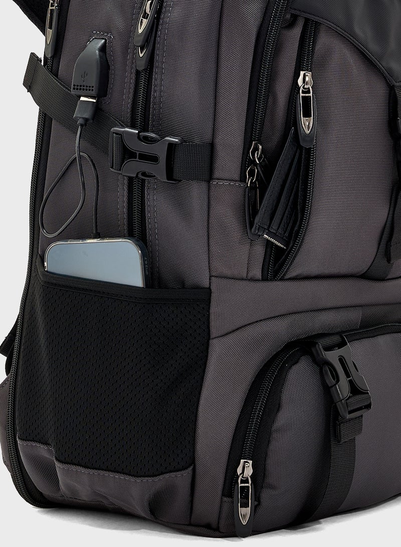 سفنتي فايف حقيبة ظهر كاجوال مع دعم للظهر بفتحات تهوية - Image 5