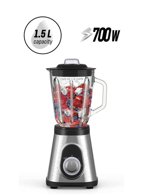 Stand Blender With 6 Blades, Powerful, 2 Speed Levels And Pulse, 1.5L Pot [Energy Class A+++]