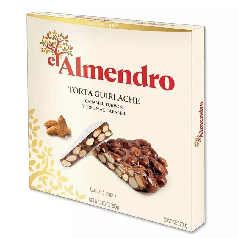 El Almendro Caramel Turron Chocolate- 200gms