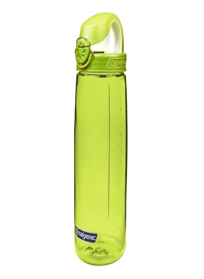 Nalgene On the Fly BPA-Free Water Bottle, Green w Green/White, 24 oz - Image 1