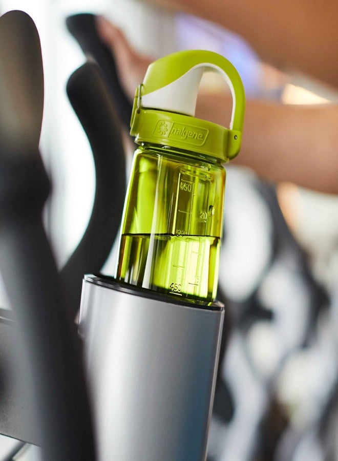 Nalgene On the Fly BPA-Free Water Bottle, Green w Green/White, 24 oz - Image 2