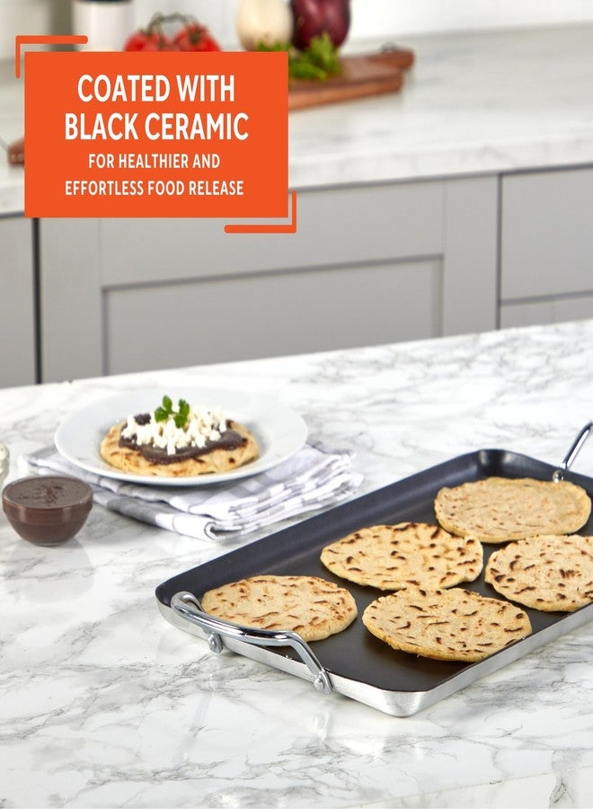 IMUSA 17"x10" Double Burner/Griddle - Image 4