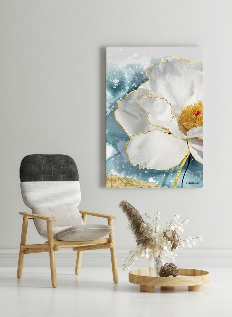 مودكلاس لوحة جدارية كانفس بتصميم وردي - Image 1