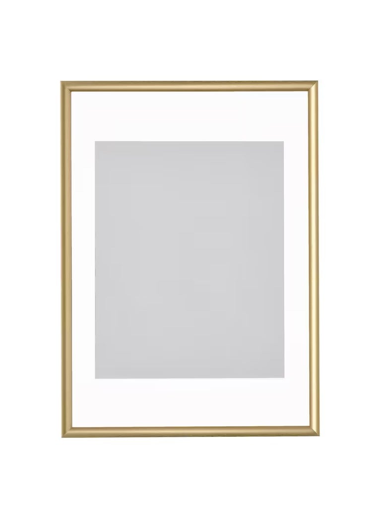 Selecto Hub Wall Picture Frame, Wall Hanging Photo Frame, Mounted Frame for Home, Office, Gold 50x70 cm - Image 1