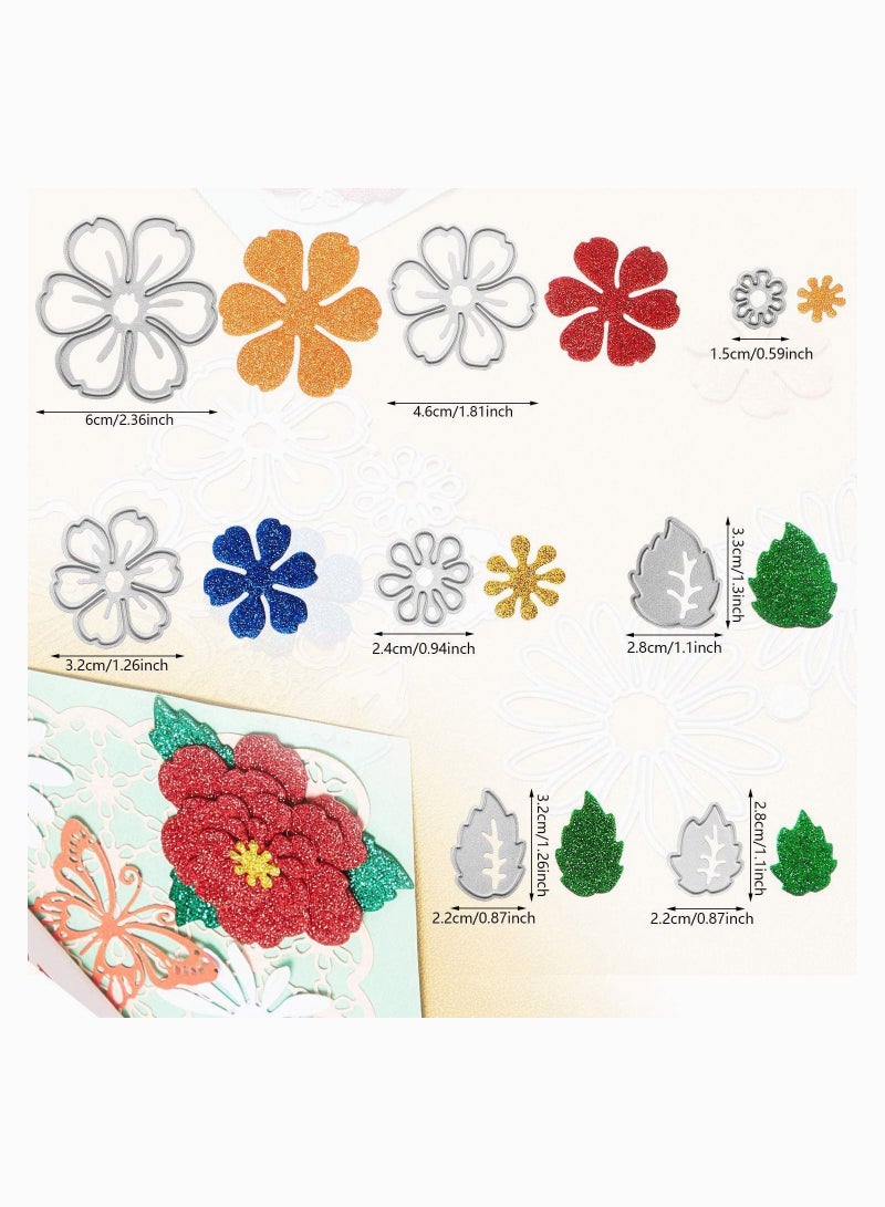 Y&D Metal Cutting Dies, Flower Leaves Embossing Stencil 3D Die Cuts for DIY Paper Art Craft, Scrapbooking, Embossing, Photo Album Decoration  - Image 2