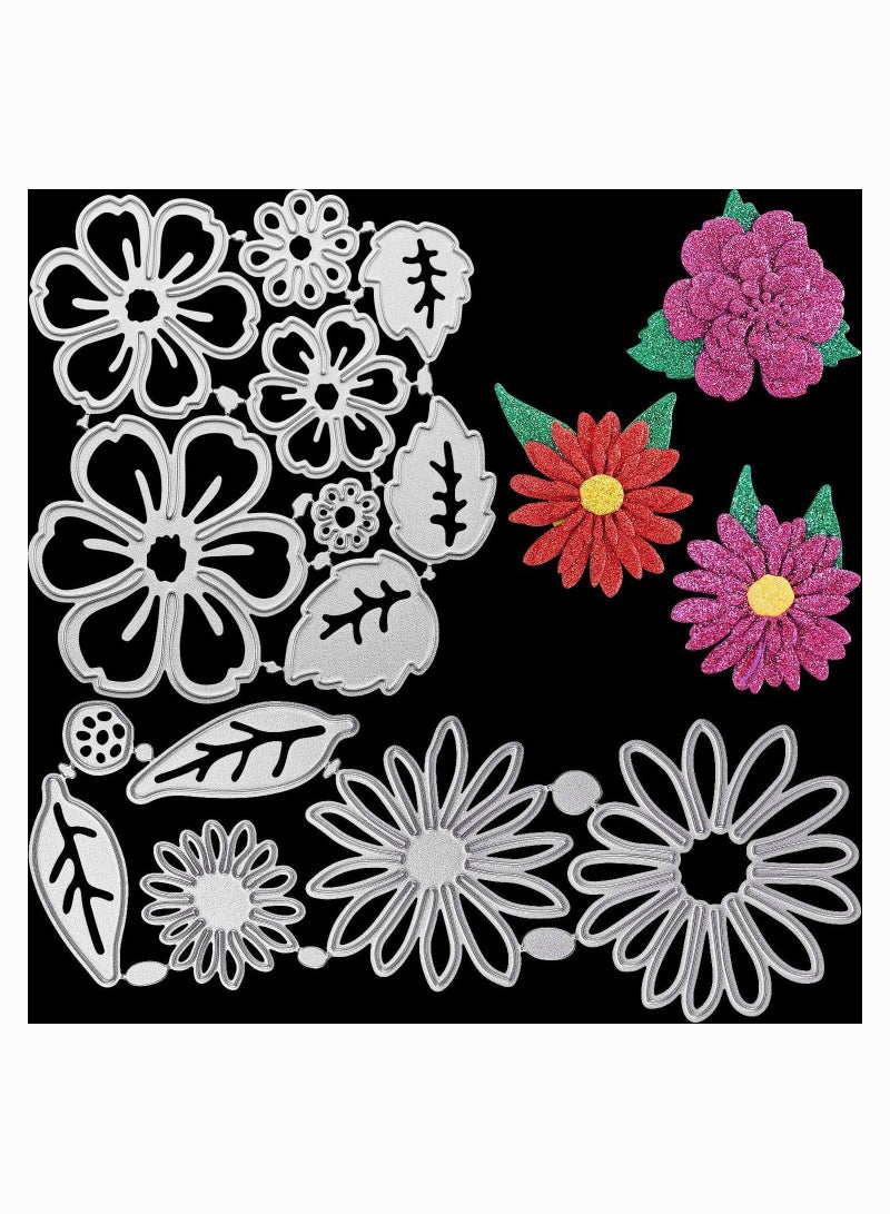 Y&D Metal Cutting Dies, Flower Leaves Embossing Stencil 3D Die Cuts for DIY Paper Art Craft, Scrapbooking, Embossing, Photo Album Decoration  - Image 1