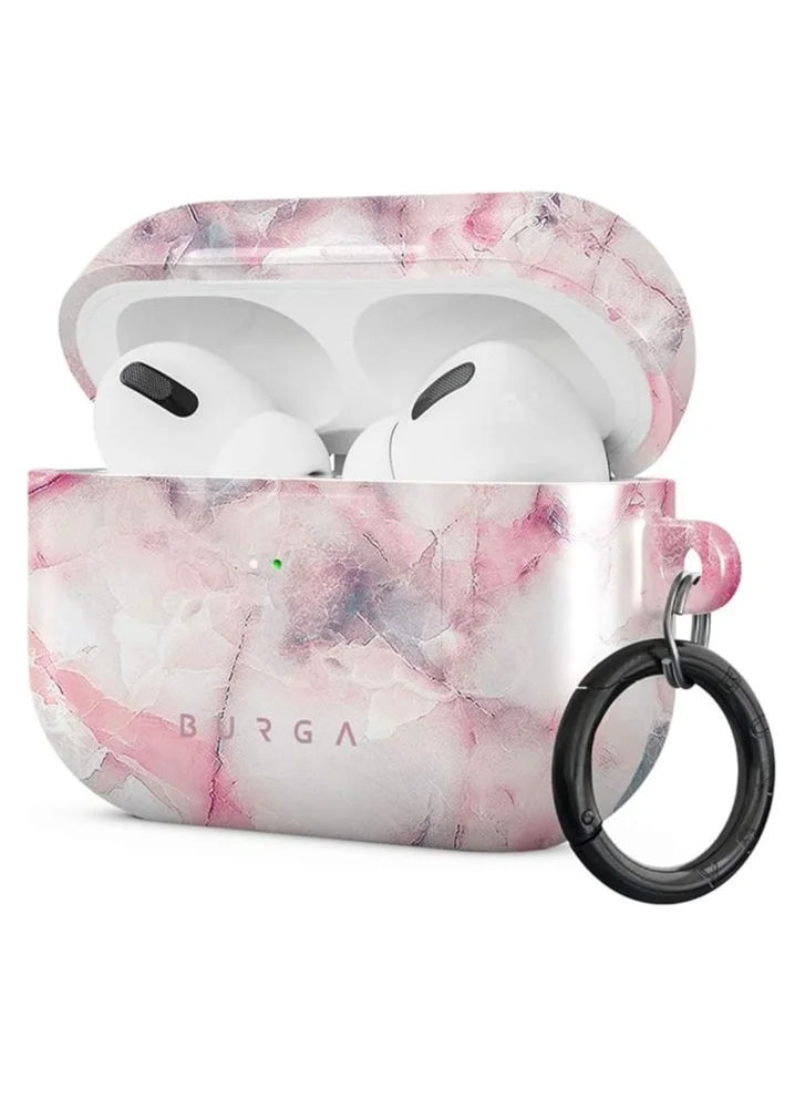 BURGA Burga Airpod Hardcase Compatible with Apple Airpods PRO 2019 Charging Case, Raspberry Jam Pink Candy Marble Cute Case for Women, Protective Hard Plastic Case Cover
