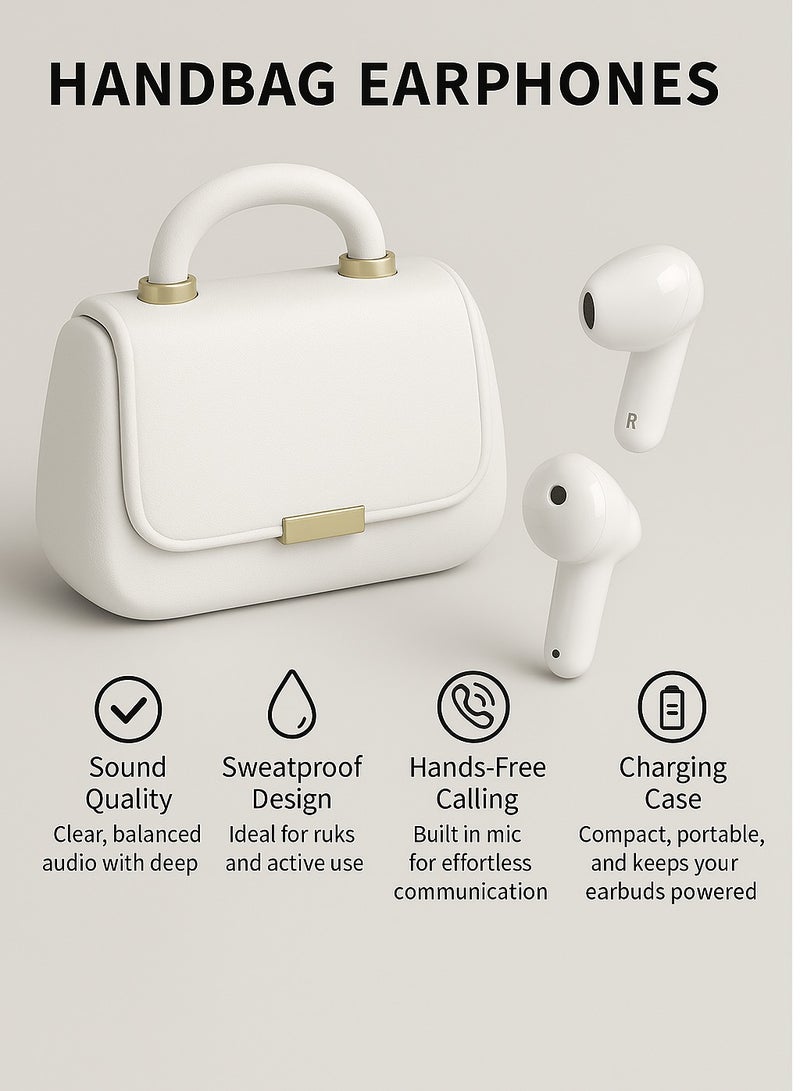 GREEN LION Wireless Earbuds with Handbag-Style Charging Case – Compact, Stylish, High-Quality Sound - Image 5