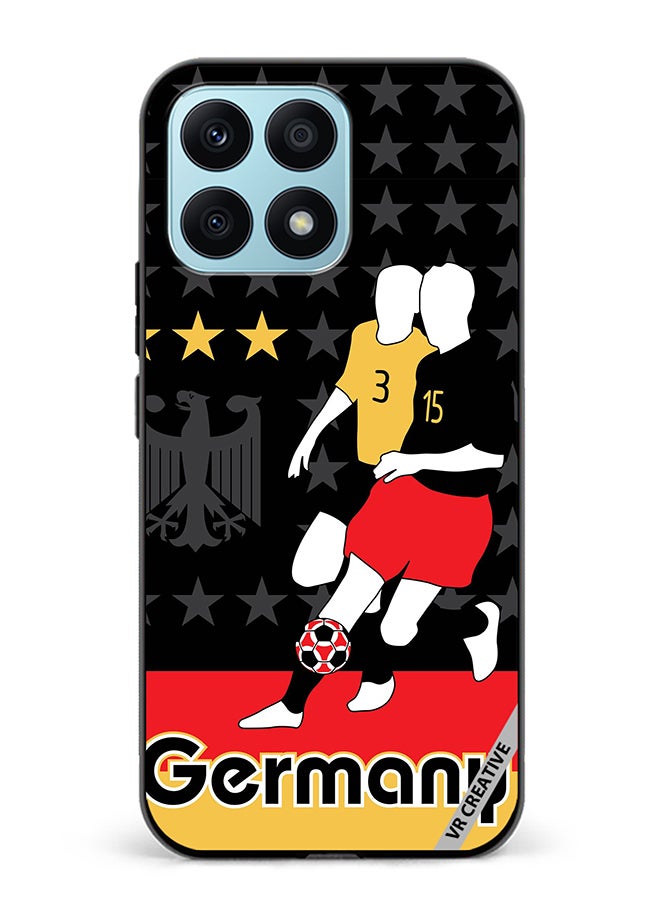 VR CREATIVE Protective Case Cover For Honor X8a Germany Football Soccer Players Design Multicolour - Image 1