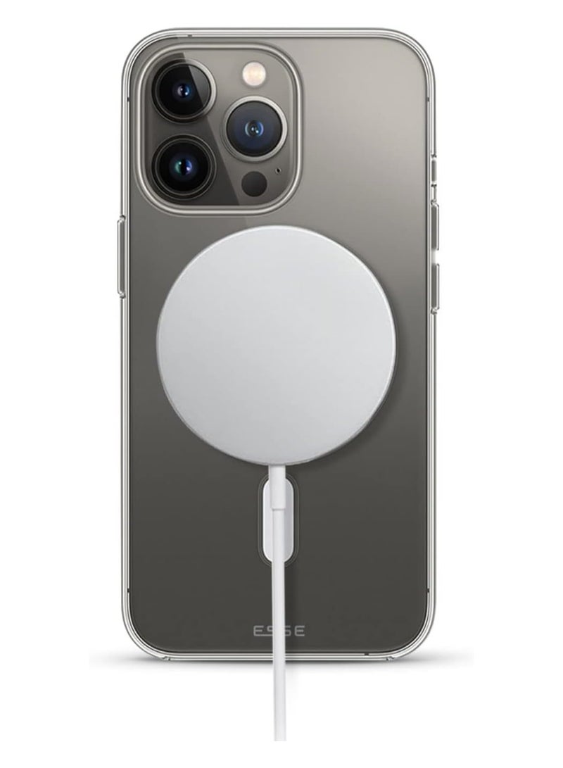 إي أس أس إي غطاء HYPHEN ESSE AIR SKIN الشفاف الميزات - مقاوم للاصفرار تصميم فائق الشفافية وأنيق تقنية النقاط الدقيقة المواصفات متوافق مع سلسلة iPhone 14 & Pro اللون: شفاف المادة: TPU - Image 2