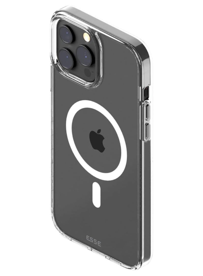 إي أس أس إي غطاء HYPHEN ESSE AIR SKIN الشفاف الميزات - مقاوم للاصفرار تصميم فائق الشفافية وأنيق تقنية النقاط الدقيقة المواصفات متوافق مع سلسلة iPhone 14 & Pro اللون: شفاف المادة: TPU - Image 3