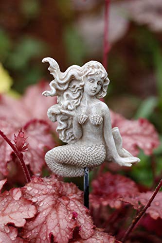 MUAMAX Miniature Mermaid Garden Stakes Fairy Garden Decorative Figurines Accessories Planter Flower Pot Outdoor Yard Decor Micro Landscape Ornaments Succulent Decorations… - Image 5
