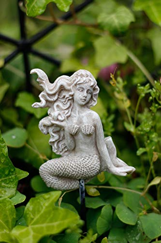 MUAMAX Miniature Mermaid Garden Stakes Fairy Garden Decorative Figurines Accessories Planter Flower Pot Outdoor Yard Decor Micro Landscape Ornaments Succulent Decorations… - Image 4