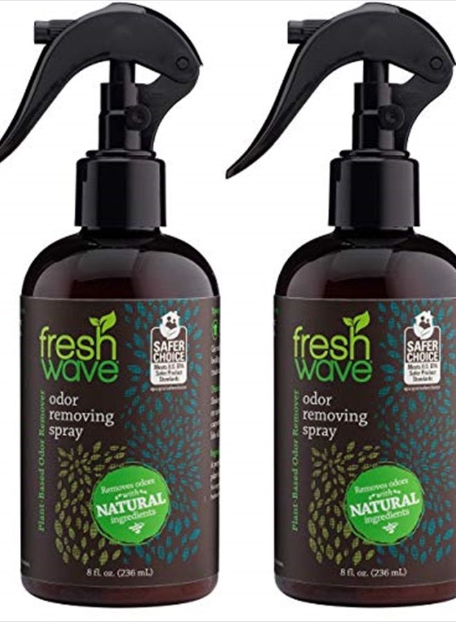 Fresh Wave Odor Eliminator Spray & Air Freshener, 8 oz. | Pack of 2 | Fine Mist | Odor Absorbers for Home | Safer Odor Relief | Natural Plant-Based Odor Eliminator | For Furniture, Fabrics & Trash - Image 1