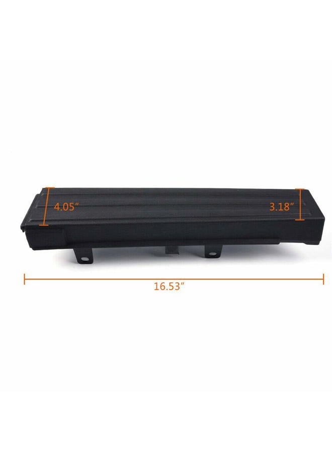 RainMan S Black Flex Step Side Tailgate Molding Covers Right & Left Fit for 2009-2014 F-150 - Image 2