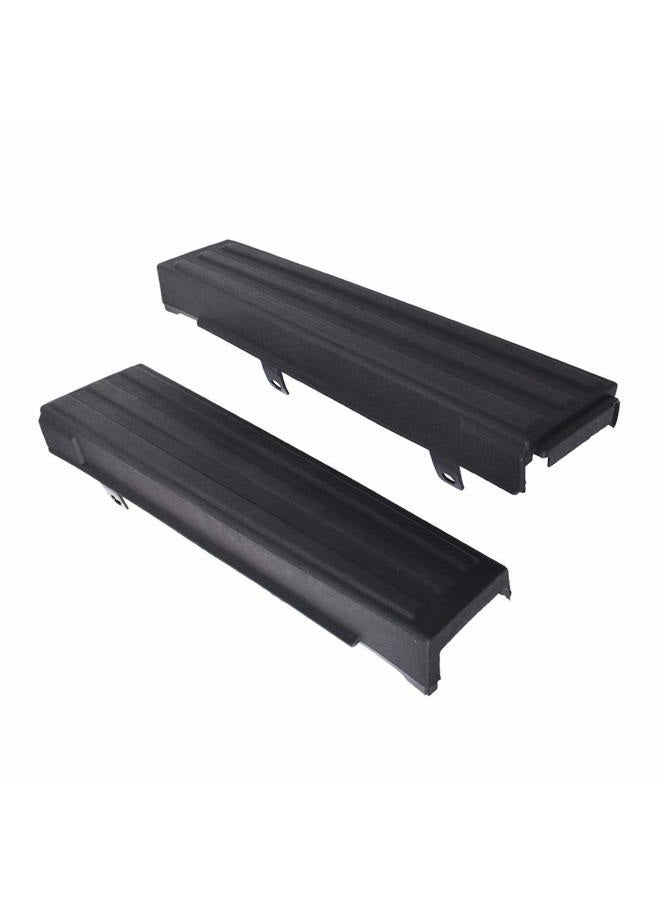 RainMan S Black Flex Step Side Tailgate Molding Covers Right & Left Fit for 2009-2014 F-150 - Image 1