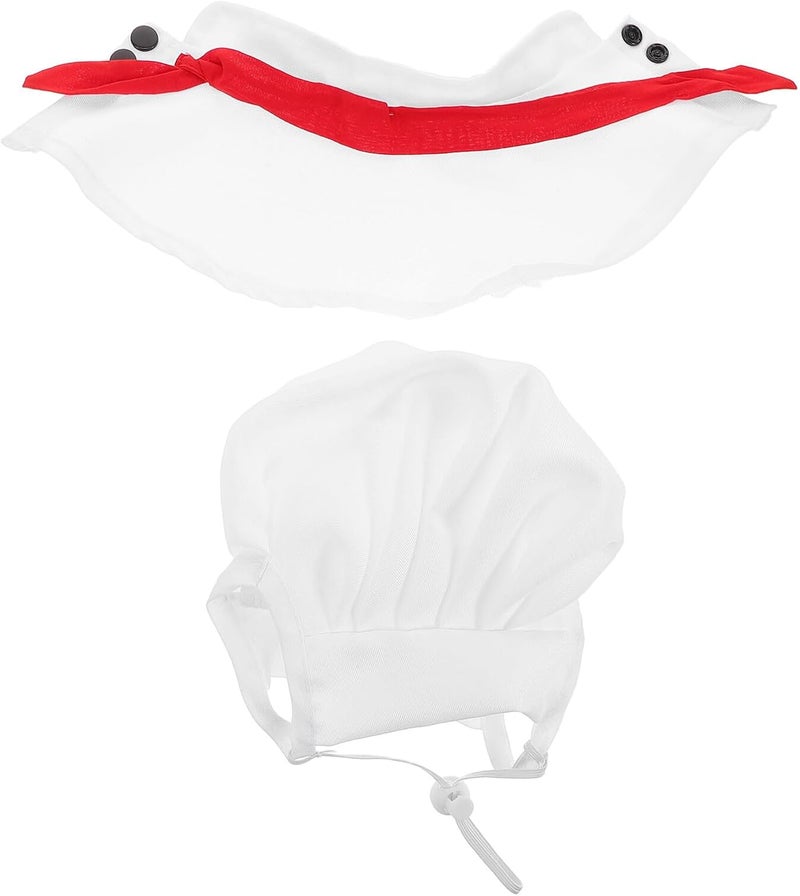 Funny Dog Chef Outfit with Pet Restaurant Hat, Animal Kitchen Costume Set with Comfortable Chef Hat, Pet Kitchen Accessories for Puppy and Small Dogs Party Wear - Image 1