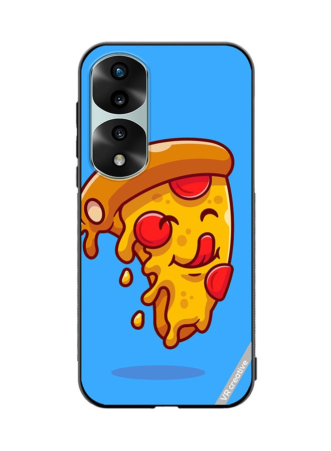 VR CREATIVE Protective Case Cover For Honor 70 Pro Pizza Design Multicolour - Image 1