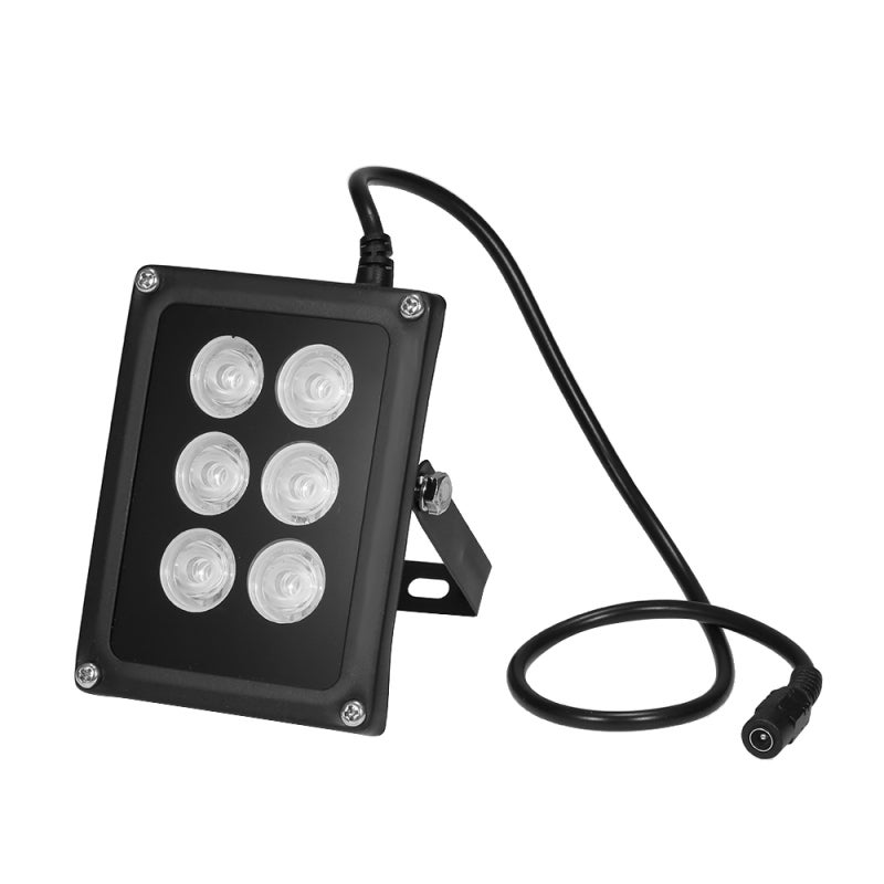Infrared Illuminator 6pcs Array IR LEDS IR Illuminator Night Vision Wide Angle Long Range Outdoor Waterproof for CCTV Security Camera - Image 1